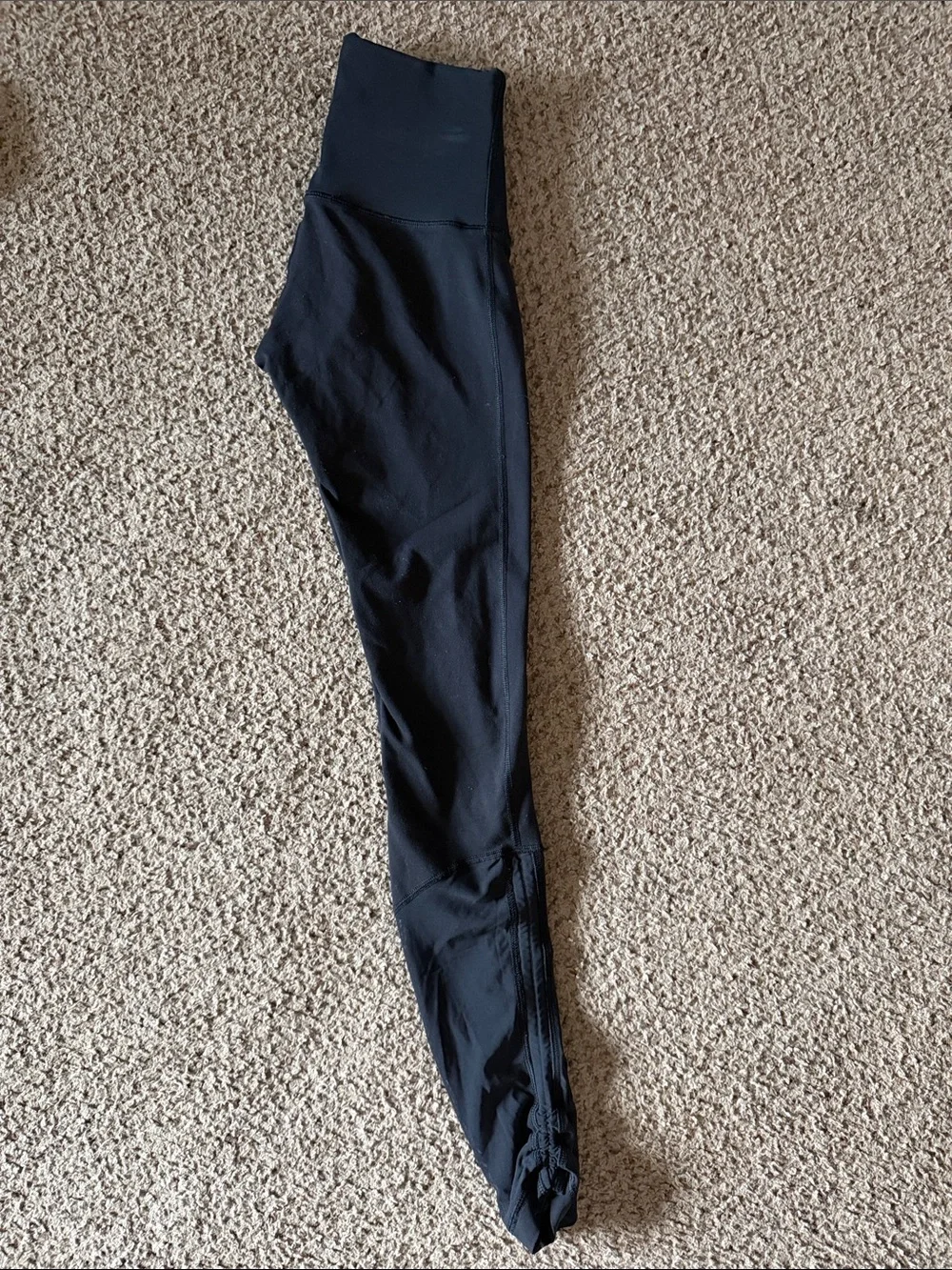 lululemon athletica Black Leggings with Subtle Logo